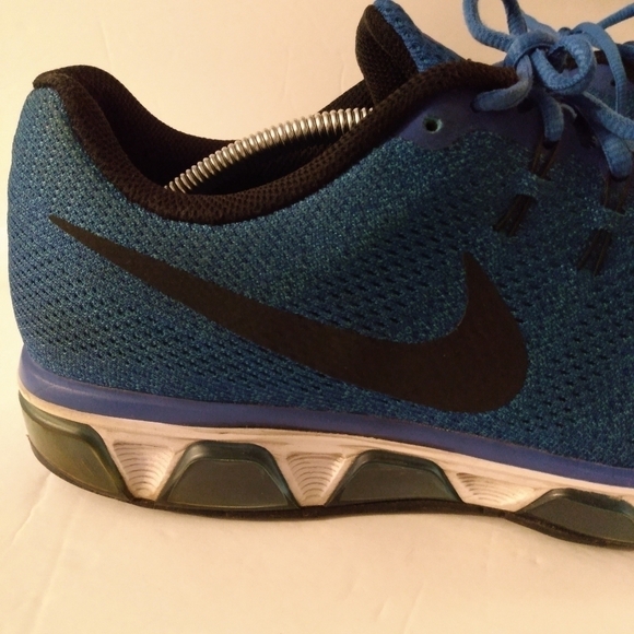 Nike Men's Tailwind Air Max, sz 12, Blue Black Swoosh. Pre owned - Picture 7 of 9